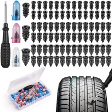 Samulee Omsscun 85Pcs Tyre Repair Kit Rubber Nails with Screwdriver, Car Puncture Repair Kit,Car Tyre Puncture Repair Kit, Tyre Puncture Repair Kit f