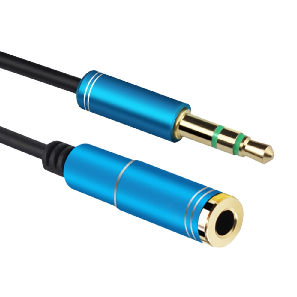 Susuchens Male To Female 3.5Mm Audio Aux Headphone Cable Extension Stereo Cord 2M Black 9773935077676