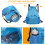 BAOWUABJ Drawstring Bags String Backpack Large Waterproof Sports Backpack f 5