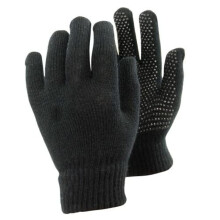 Equestrian Adults Magic gloves with palm grip colours: Black, Purple, Baby pink (Black)