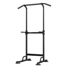 soges Multi-Function Pull Up and Dip Station with Adjustable Height Dip Bars | Compact Fitness Tower for Calisthenics & Home Gym in Small Rooms