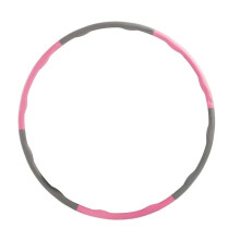 Brit Diamond Weighted Hula Hoop for Exercise & Fitness - 1.2kg Foam Padded Workout Hoop for Abs, Core, & Weight Loss - Adult Adjustable Hoola Hoop (P
