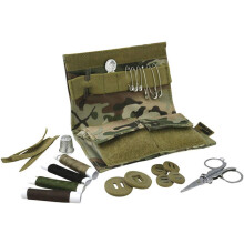 Army Tactical Military S95 Sewing Kit 600d Tac-poly Repair Kit BTP Camo Travel Pocket Field Camping