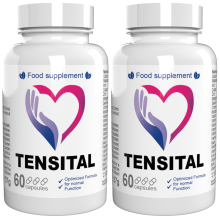 TENSITAL WHITE - 120 Capsule (Pachet de 2) - Formula Elvetiana - 22 Vitamine si Minerale - Complex Vegetal