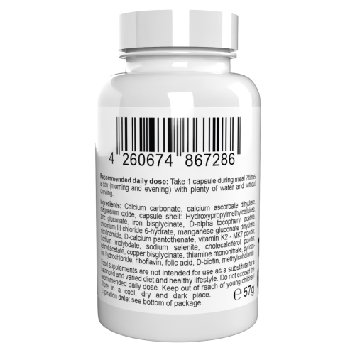 TENSITAL WHITE - 22 Βιταμίνες & Μέταλλα - 180 Κάψουλες (3 τμχ) 1