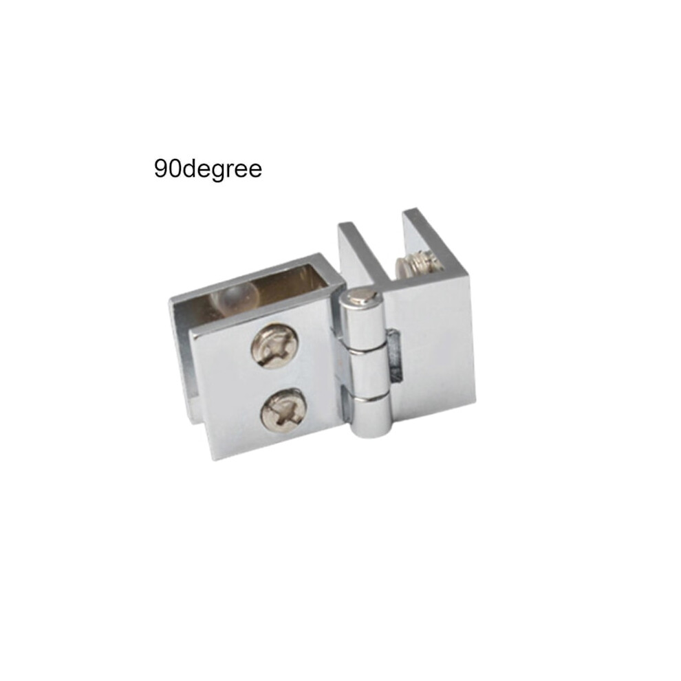 0/90/180 Degree Glass Hinge Easy To Install Door Hardware Glass Cabinet Door Hinge For Glass Door Mengxi 90Degree 9482726534983