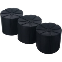 KVSERT 3Pcs Waterproof Silicone Universal Lens Cap Cover for 65-110mm DSLR Camera Lenses