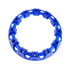 yotijar Generic ATV Wheel Rim Hub Protection Decor Practical Tire Decor for ATV Blue 8 Inches