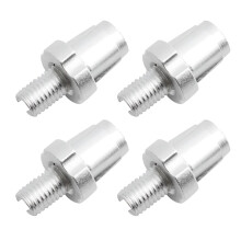 chidgrass Pack of 4 M7 Adjusting Bolts Aluminum Alloy Brake Lever Regulator Cable Screws Folding Bike Cycling Biking Part Silver