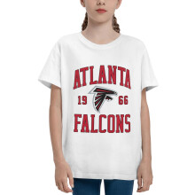 Atlanta Kids Short Sleeve Shirt Sports Football Team Logo for Baseball Fans Gifts Suitable For Boys And Girls