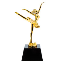Decor Toys for Girls Ballet Dance Trophy Gold Trophy for Kids Ballet Trophy Sports Crystal Metal Child
