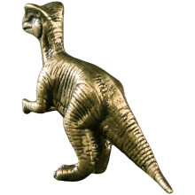 Vintage messing dinosaurus woondecoratie, messing dinosaurusbeeldje, decoratie, messing dinosaurusbeeld