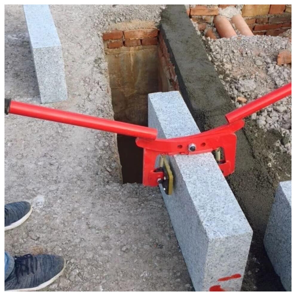 Stone Lifting Clamps Adjustable Granite Slab Lifter 771 Lbs Capacity Nonslip Rubber Grip 9365369197541