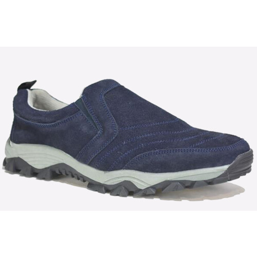 (8) Malin Ben Leather Slip On Trainers Mens