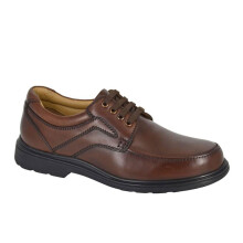 (9) Roamers Leather Extra Wide Fit Mens Shoes