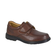 (9) Roamers Leather Extra Wide Fit Touch Fastening Mens Shoes