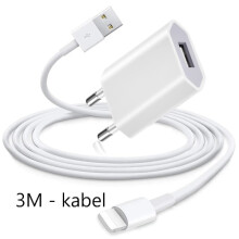 (2pcs) compatible with iPhone Charger 11/12/13/14 PRO MAX + 3M Lightning Cable 3 meters