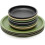 Aluminum Alloy Dinner Plate Nonstick Easy Clean Lightweight Stackable for Camping Outdoor Use 4