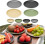 Aluminum Alloy Dinner Plate Nonstick Easy Clean Lightweight Stackable for Camping Outdoor Use 2