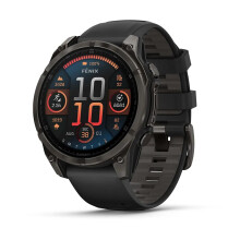 Slimme horloge - Garmin - Fenix 8 - 47 mm - AMOLED - Saffier - Batterijduur 18 dagen