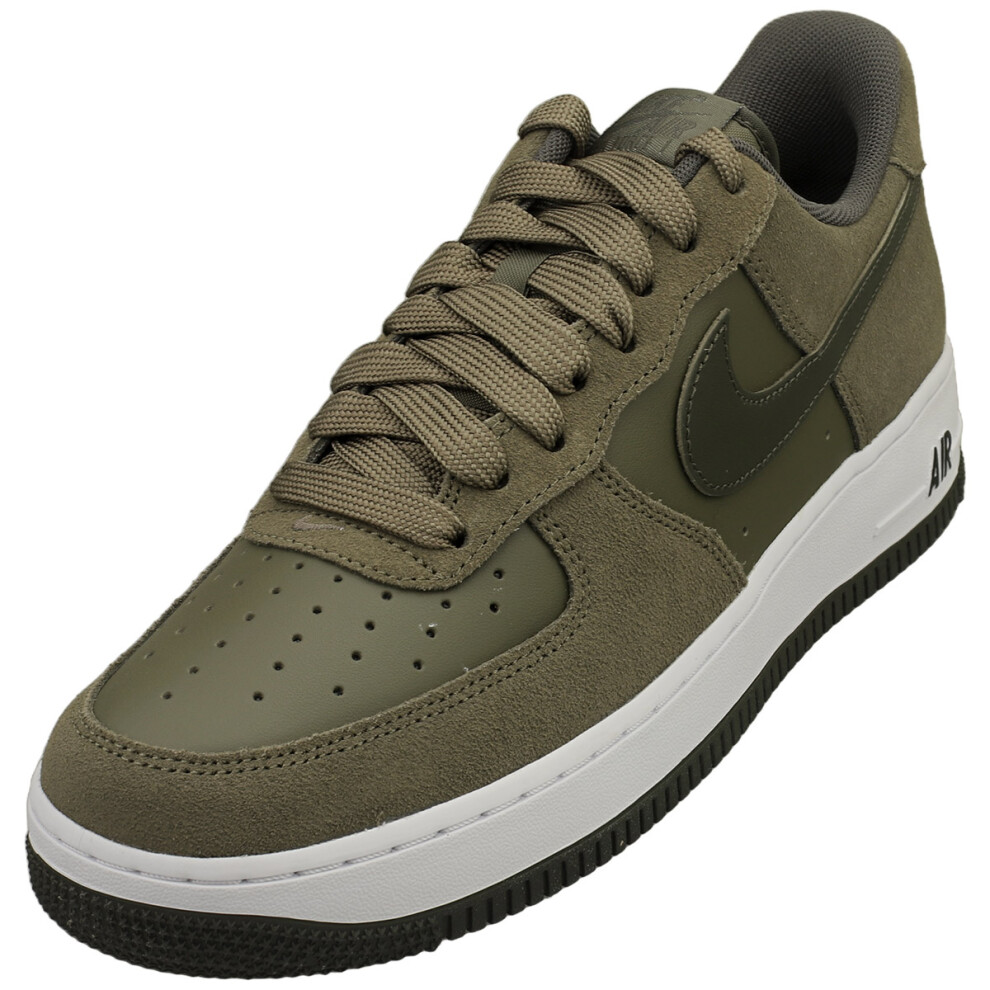 Nike (8.5) Air Force 1 07 Lv8 Mens Fashion Trainers In Olive