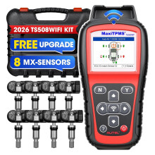 Autel MaxiTPMS TS508WiFi Kit with 8PCS MX-Sensors, 2026 Level-up of TS508K, TS408, TS501, TS601, Universal Programming, Relearn, Activation Tool, Copy