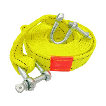 Car Tow Rope,Heavy Duty High Strength Tow Ropes Strap with 2 Safety D-Ring Hooks for Cars Vans and Recovery Winch Rope for Towing Service Car Pull