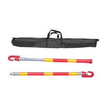 8T Towing Pole, Recovery Towing Bar with Spring buffer, Trailer Bar for Towing Cars and Vehicles, Car Safety Tow Bar for Repair Shops, Households,