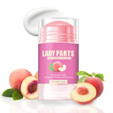Peach Deodorant Stick for Women, Aluminum-Free Whole Body Deodorant, Invisible Cream Antiperspirant & Long-Lasting Sweat Odor Protection, Fresh Peach