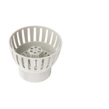110mm Koi Pond Drain Skimmer with Adjustable Water Control and Large Leaf Debris Collector