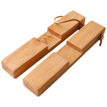 Soporte de madera para macetas con cordón para colgar. Soporte de madera resistente al calor para servir macetas.