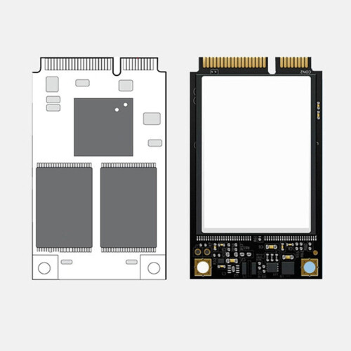 jixopn M.2 till SATA3.0 aluminiumadapter för 2280 mm solid state-hårddisklåda 2