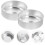 Eease Tea Light Cups - 200pcs Empty Tin Containers for DIY Candles 3
