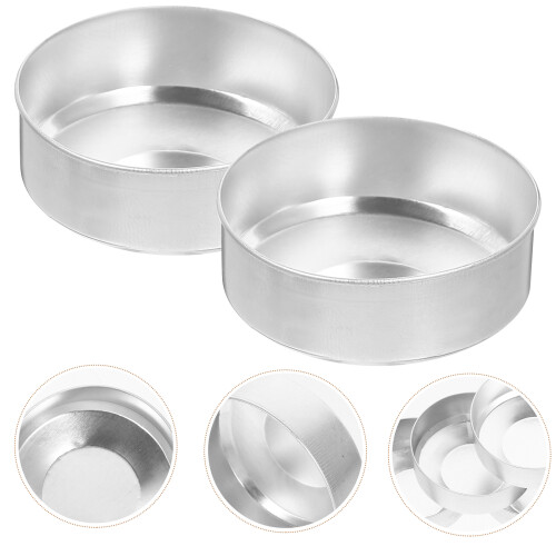 Eease Tea Light Cups - 200pcs Empty Tin Containers for DIY Candles 2