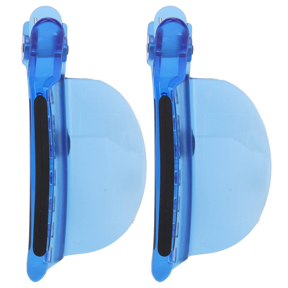 Heat Resistant Hair Sectioning Clips 2PCS with 7Tooth Grip for Styling Extensions and Highlighting