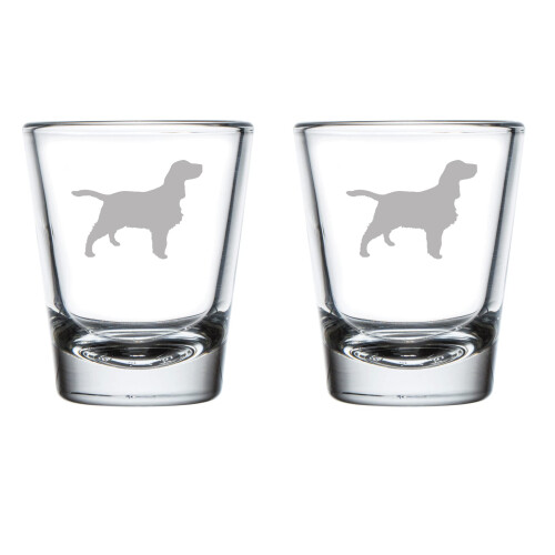 Σετ 2 Σφηνοπότηρων 1,75oz Σφηνοπότηρο Springer Spaniel