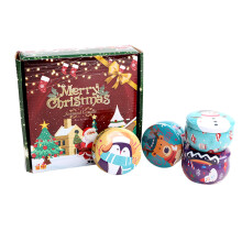 Bocqde Weihnachtsduftkerzen-Geschenkset für Frauen, 4er-Pack kleine Sojakerzen, Aromatherapie-Kerzen für Zuhause, passend zur Weihnachtsdekoration