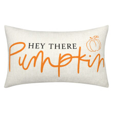 TEVEQ Hot Sale! Pudebetræk, Efterår Dekorativt Pudebetræk Hello Pumpkin Thanksgiving Pudebetræk Orange Sofa Pudebetræk Taljepudebetræk