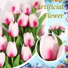 Winysin 10 stuks kunstbloemen van latex, echt bruidsboeket, trouwboeket, huisdecoratie