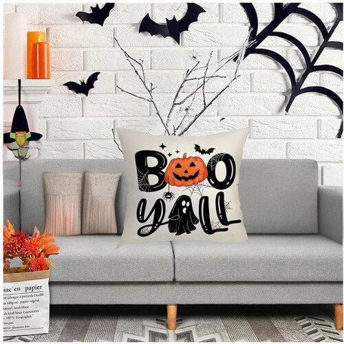 Προσφορές για το Halloween Gnobogi Μαξιλαροθήκη για Halloween Αποσπώμενη Μαξιλαροθήκη