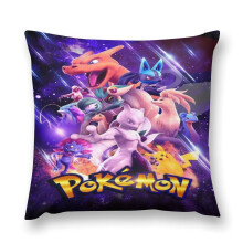 Federa per cuscino Pokemon in peluche, multi-misura, ultra confortevole, antimacchia e protettiva.