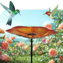 Flower Bird Bath Flower Floor Plug Garden Patio Decor Bird Feeder Inserts Home Decor Christmas Gifts Deals Of The Day Clearance