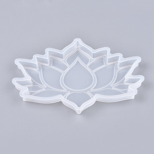 1 τεμάχιο Lotus Cup Mat Καλούπια σιλικόνης Καλούπια χύτευσης ρητίνης Ρητίνη UV & 2