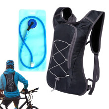 Hydration Backpack for Running and Hiking with 2L Water Bladder, LeakProof Lightweight Vest
