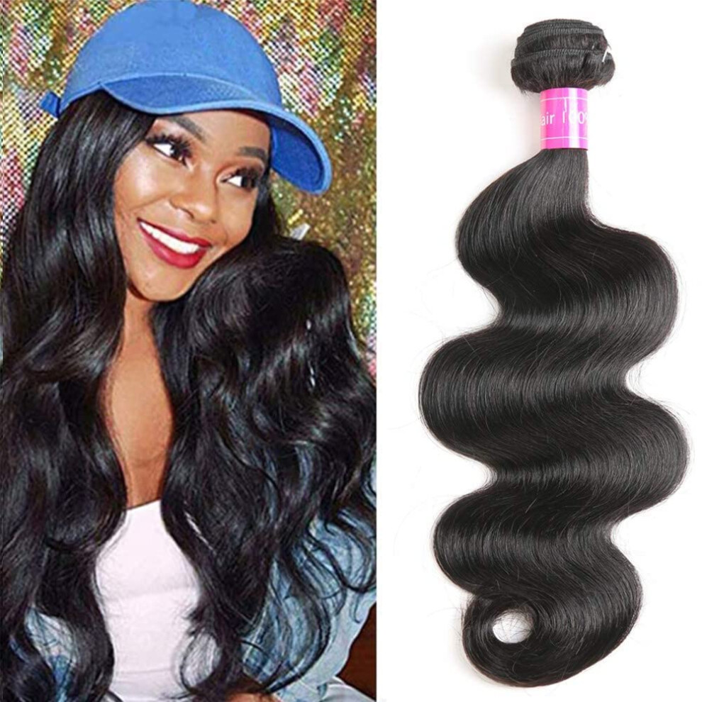 Unisex 16 Inch Brazilian Body Wave Hair Bundles 10A Grade Unprocessed Virgin Hair Extensions