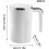 Self Stirring Mug with Temperature Display, Rechargeable Automatic Coffee Cup for Hot Drinks 5