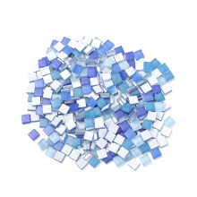 Eease 300Pcs Royal Blue Crystal Mosaic Tiles for Wall Decoration