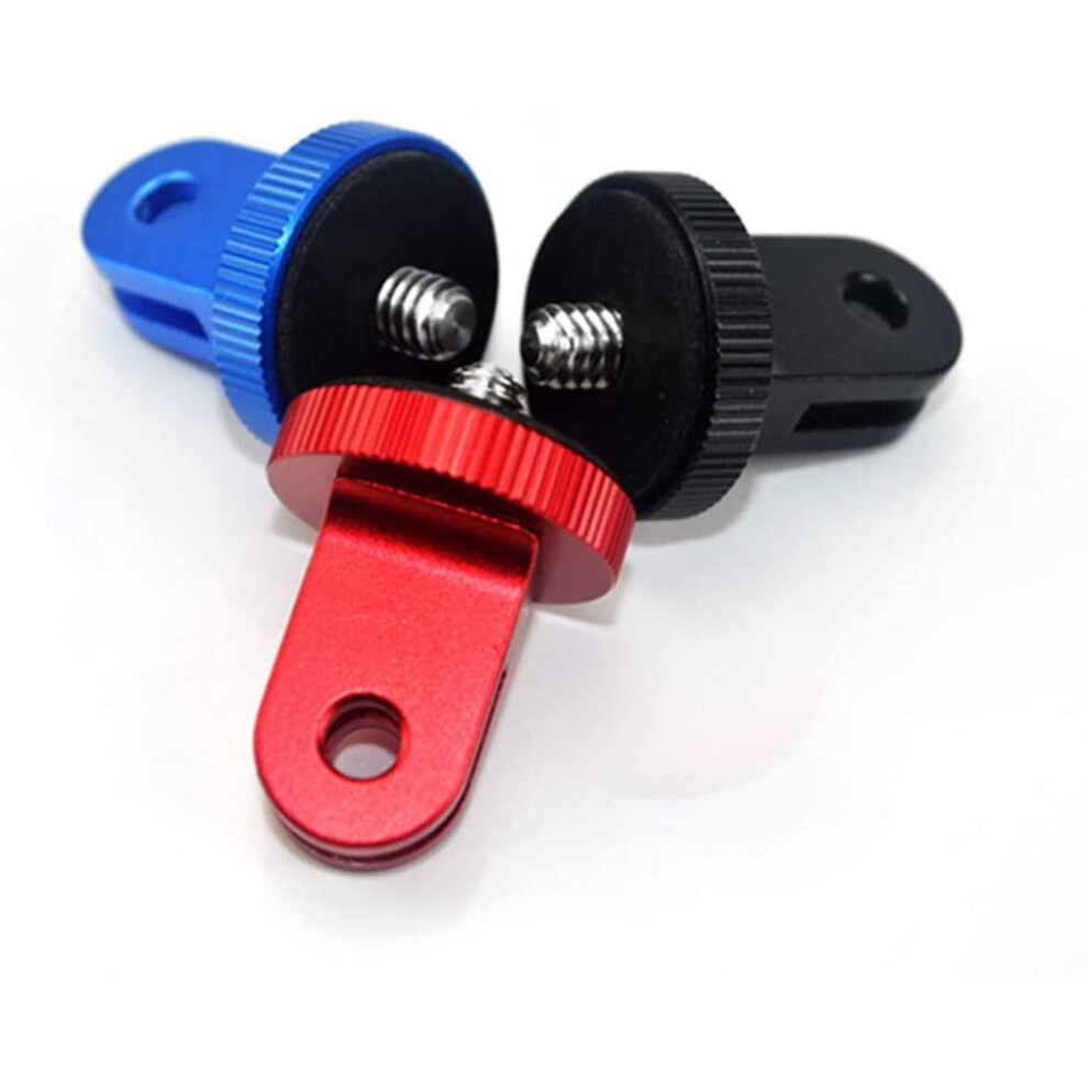Aluminum Tripod Mount Adapter Screw Mount Compatible With Gopro Hero 9, 8, 7, 6, 5, 4, Session, 3+, 3, 2, 1, Fusion, 9482828942198