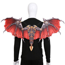 RnemiTe-amo Halloween Candle Holder Set,Halloween Pengkelong Costume Role Play Wing Accessories Decoration