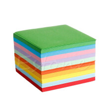 Delaman Origami Paper Double Sided Folding Paper Colorful, 7x7 cm, 520 Sheets, 10 Colors, Easy Fold Paper for Beginner